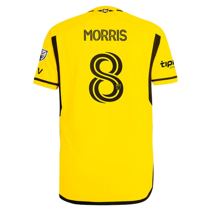 Aidan Morris Columbus Crew adidas 2024 The Home Kit Authentic Player Jersey - Yellow