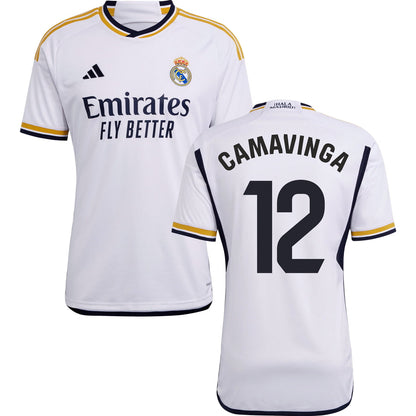 Real Madrid CF Camavinga Home Jersey 2023/24 Men`s 