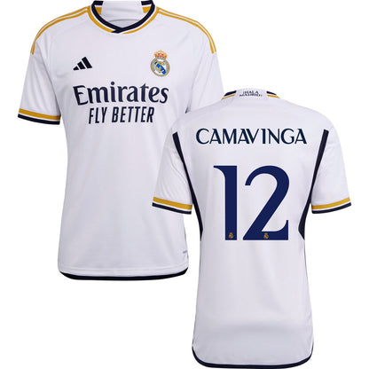 Real Madrid CF Camavinga Home Jersey 2023/24 Men`s