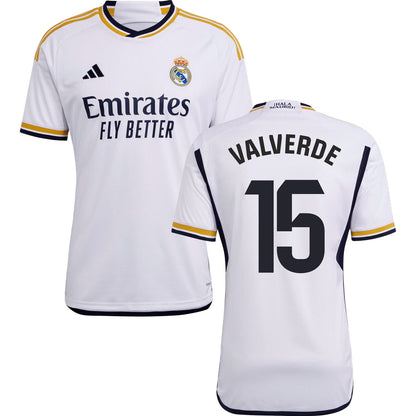 Real Madrid CF Valverde Home Jersey 2023/24 Men`s