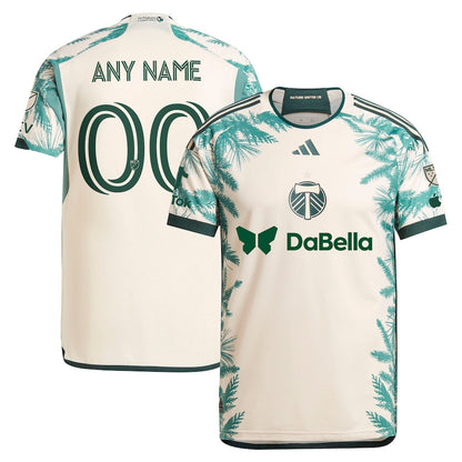 Portland Timbers adidas 2024 Nature Unites Authentic Custom Jersey – Tan