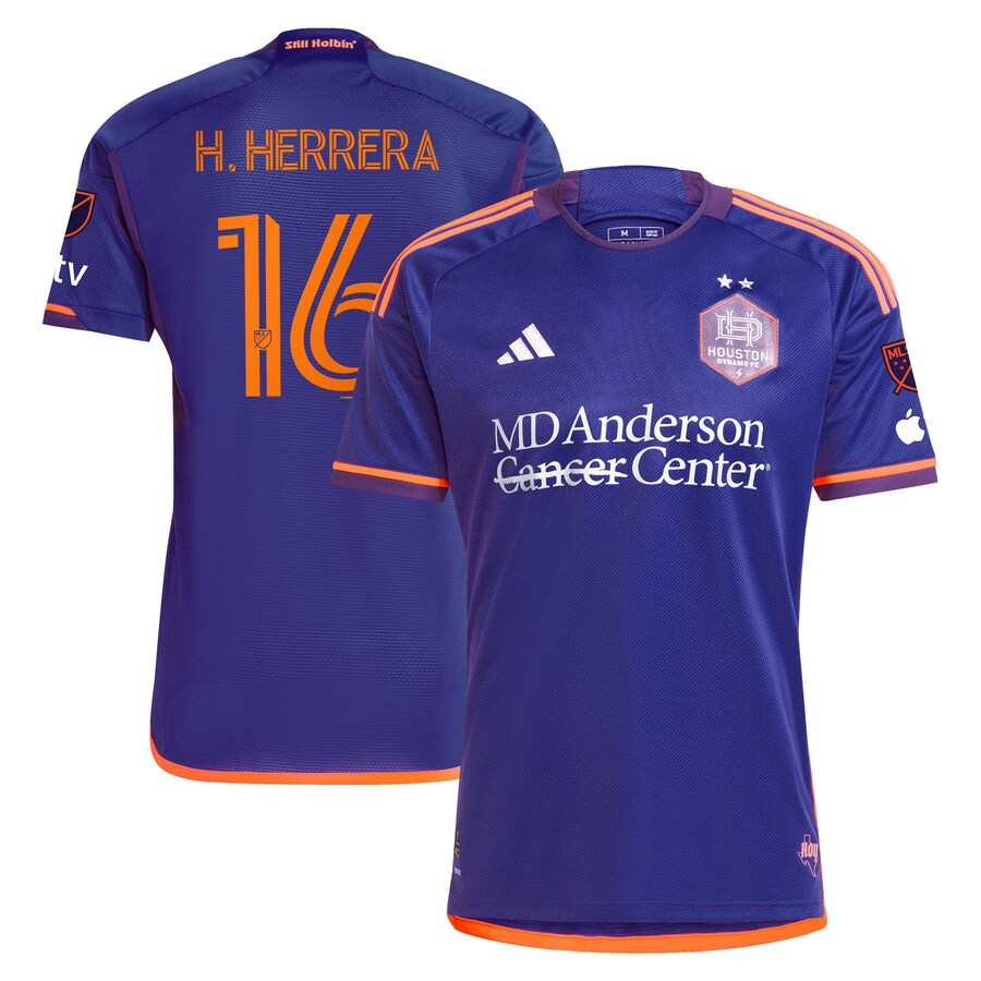 Héctor Herrera Houston Dynamo FC adidas 2024 Still Holdin' Authentic Player Jersey – Purple