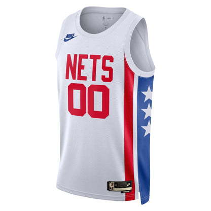 Brooklyn Nets Nike Unisex 2022/23 Custom Swingman Jersey - Classic Edition - White