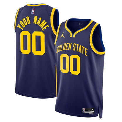 Golden State Warriors Jordan Brand Unisex 2022/23 Swingman Custom Jersey - Statement Edition - Blue