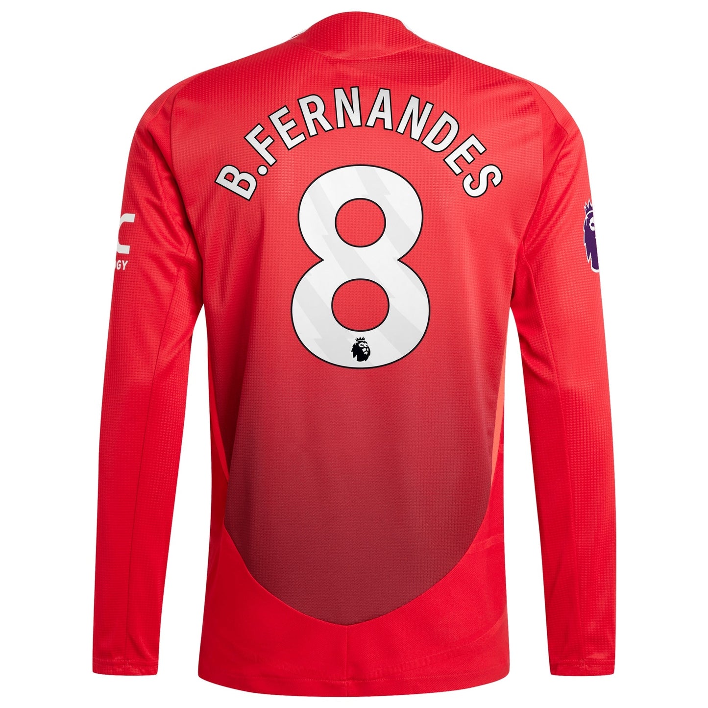 Bruno Fernandes Manchester United 2024/25 Home Long Sleeve Player Jersey - Red