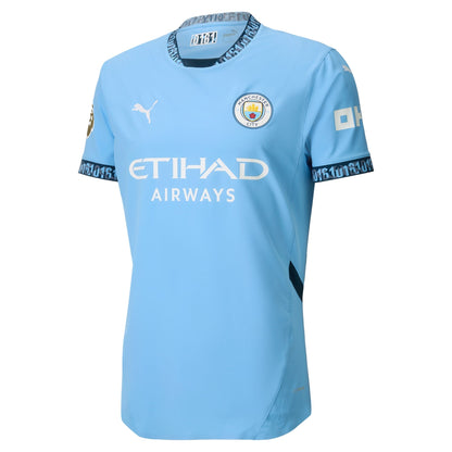 Phil Foden Manchester City Puma 2024/25 Home Player Jersey - Light Blue