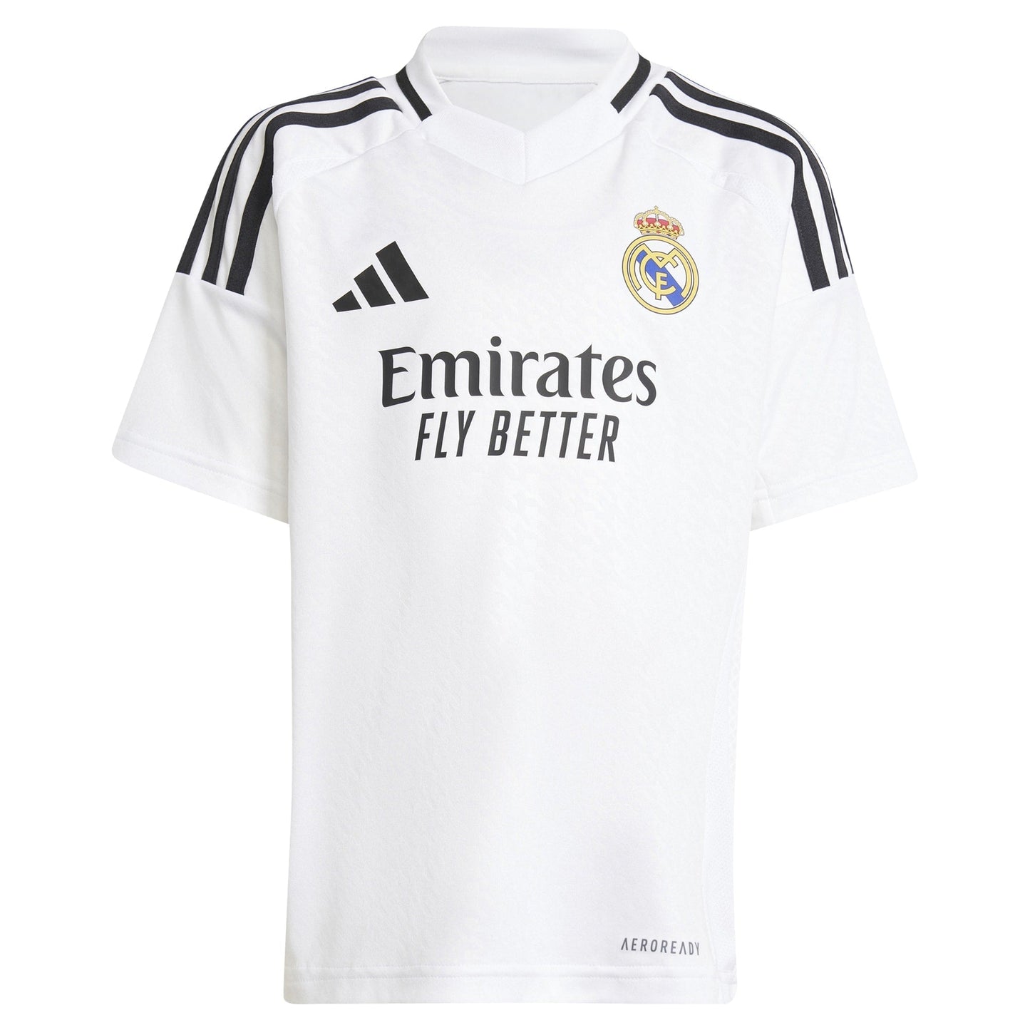 Real Madrid adidas Toddler 2024/25 Home Mini Kit Custom Jersey - White