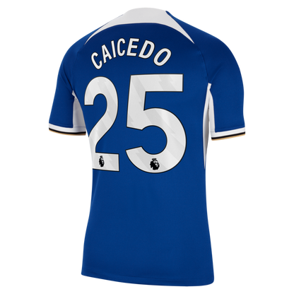 Moisés Caicedo Chelsea Nike 2023/24 Away Stadium  Player Jersey - Navy