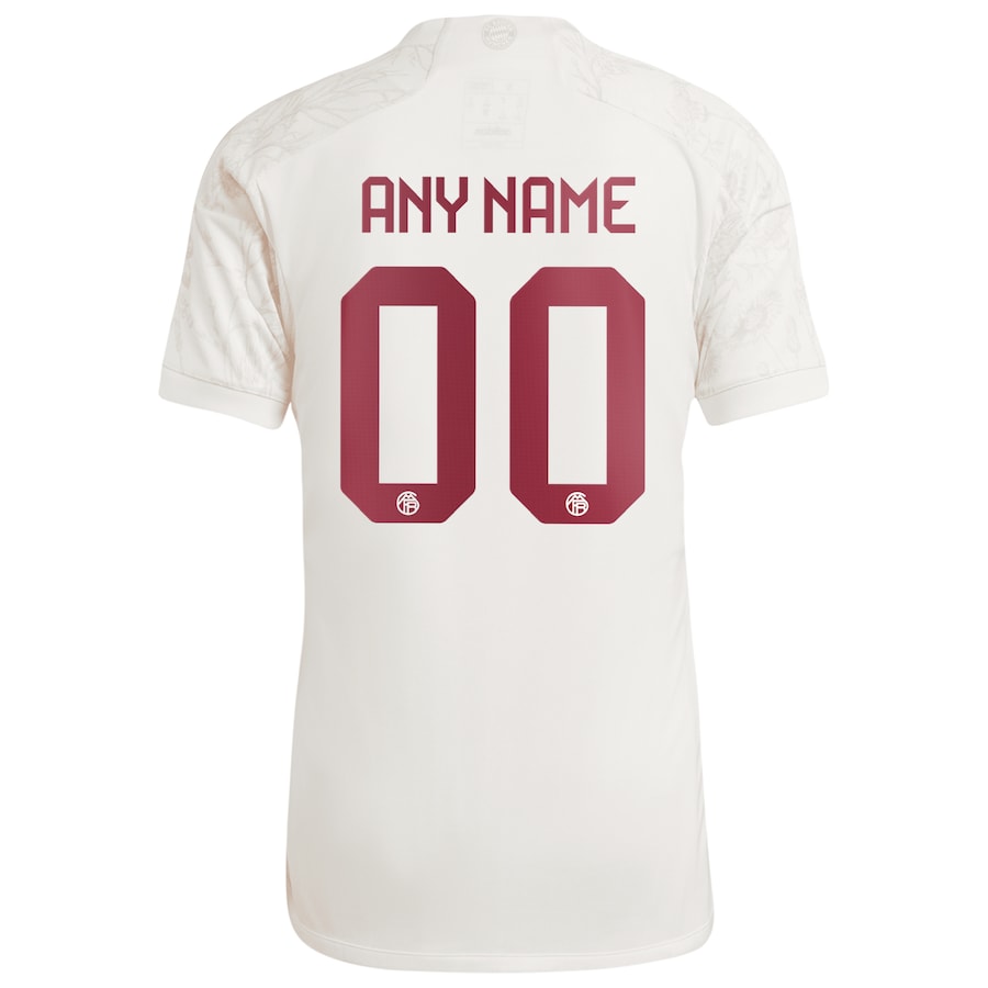 Bayern Munich adidas 2023/24 Third Custom Jersey - White