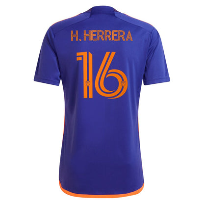 Héctor Herrera Houston Dynamo FC adidas 2024 Still Holdin'  Player Jersey – Purple