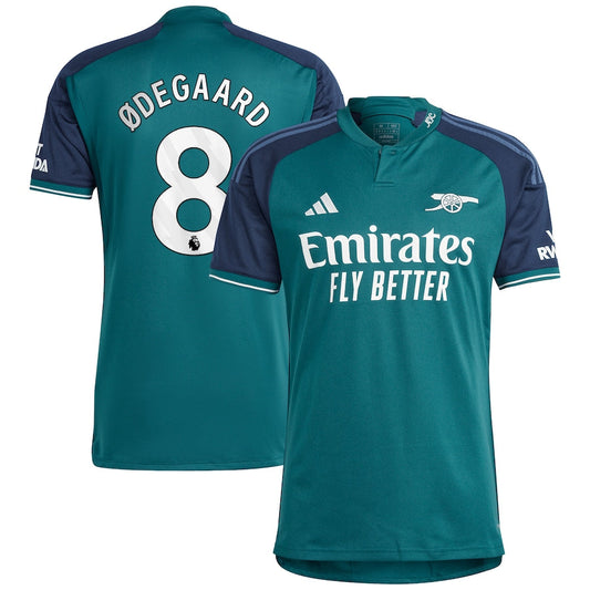 Martin Odegaard Arsenal adidas 2023/24 Third  Player Jersey - Green