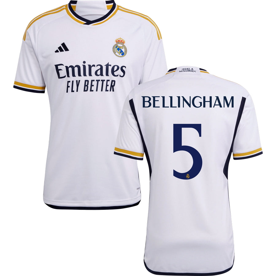 Real Madrid CF Bellingham Home Jersey 2023/24 Men`s