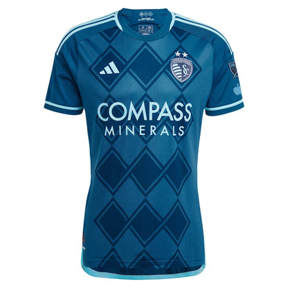 Erik Thommy Sporting Kansas City adidas 2024 Diamonds Our Forever Authentic Player Jersey – Navy