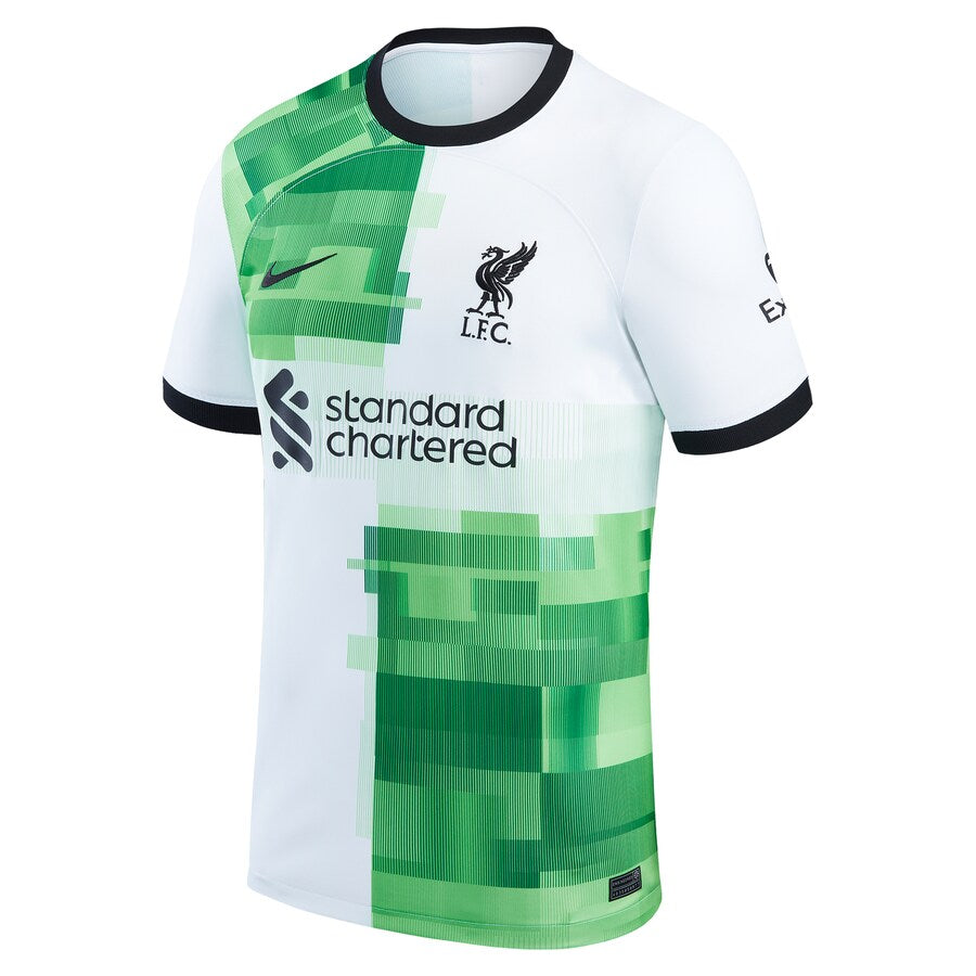 Darwin Núñez Liverpool Nike 2023/24 Away Jersey - White