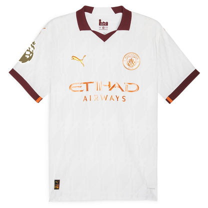 Manchester City Puma 2023/24 Away  Jersey - White