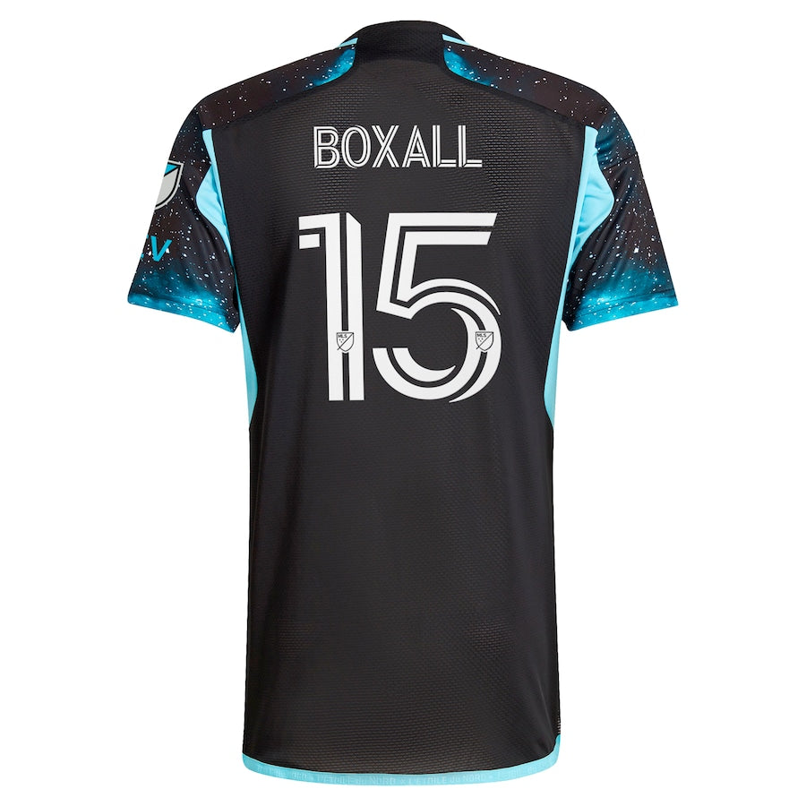 Michael Boxall Minnesota United FC adidas 2024 Starry Night Authentic Player Jersey - Black