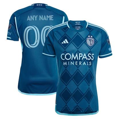 Sporting Kansas City adidas 2024 Diamonds Our Forever Authentic Custom Jersey – Navy