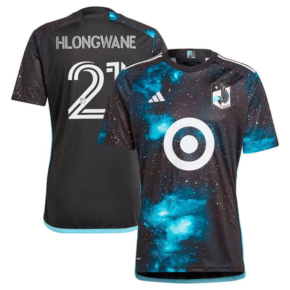 Bongokuhle Hlongwane Minnesota United FC adidas 2024 Starry Night  Player Jersey - Black