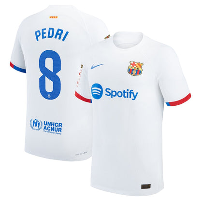 Pedri Barcelona Nike 2023/24 Third Authentic Jersey - Aqua