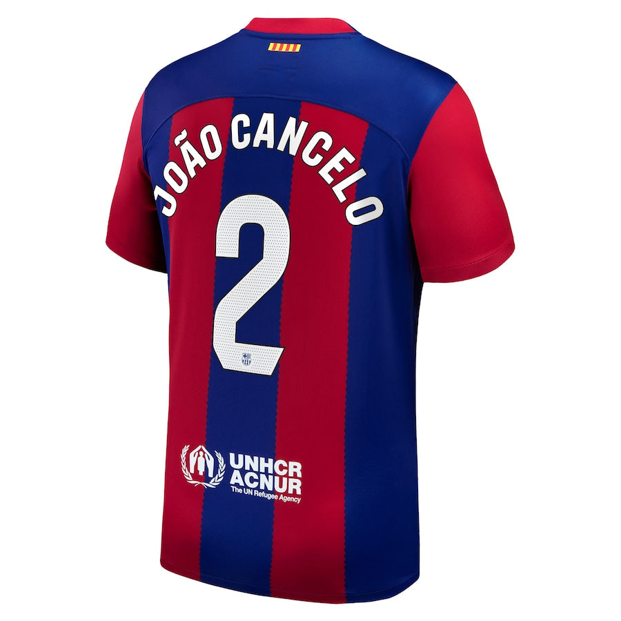 Joao Cancelo Barcelona Nike 2023/24 Home Stadium Player Jersey - Royal