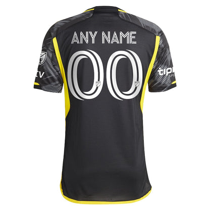 Columbus Crew adidas 2024 VeloCITY Kit Custom Jersey - Black