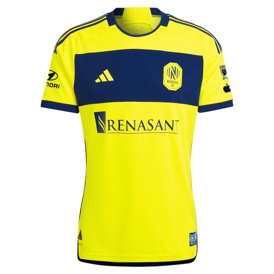 Walker Zimmerman Nashville SC adidas 2024 The 615 Kit Authentic Player Jersey - Yellow