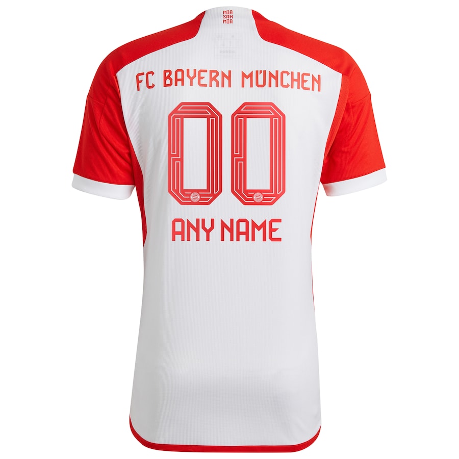 Bayern Munich adidas 2023/24 Home Custom Jersey - White