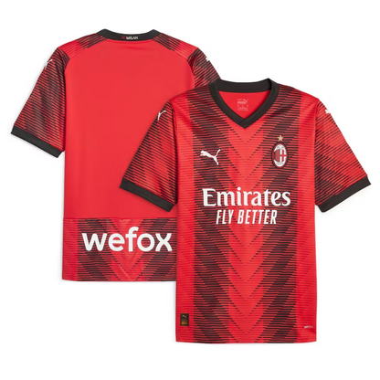 AC Milan Team Home Puma 2023-24 Custom Jersey - Red