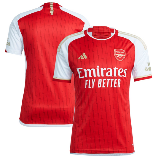 Arsenal Team Home Shirt 2023-24 Custom Jersey - Red