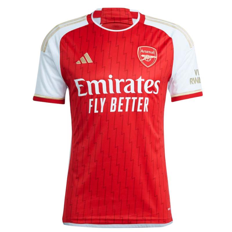 Arsenal team 2023-24 with Trossard 19 printing Jersey - Red