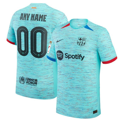 Barcelona 2023/24 Third Custom Jersey - Aqua