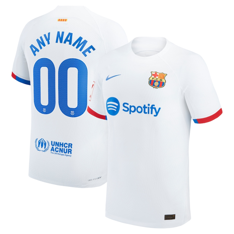 Barcelona Shirt  2023/24 Away Customized Jersey - White