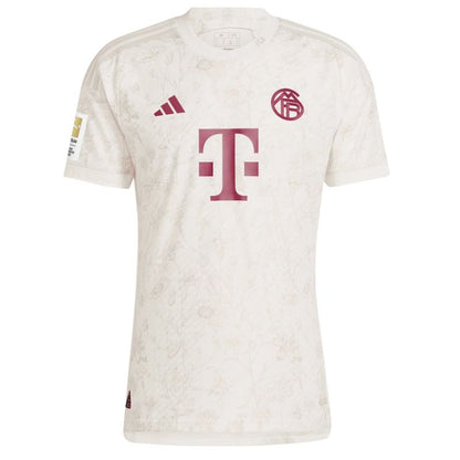 Alphonso Davies Bayern Munich Adidas 2023/24 Third Jersey - White