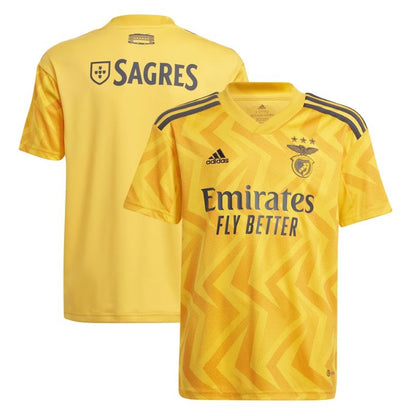 Benfica Away Shirt 2022-23 Custom Jersey - Yellow