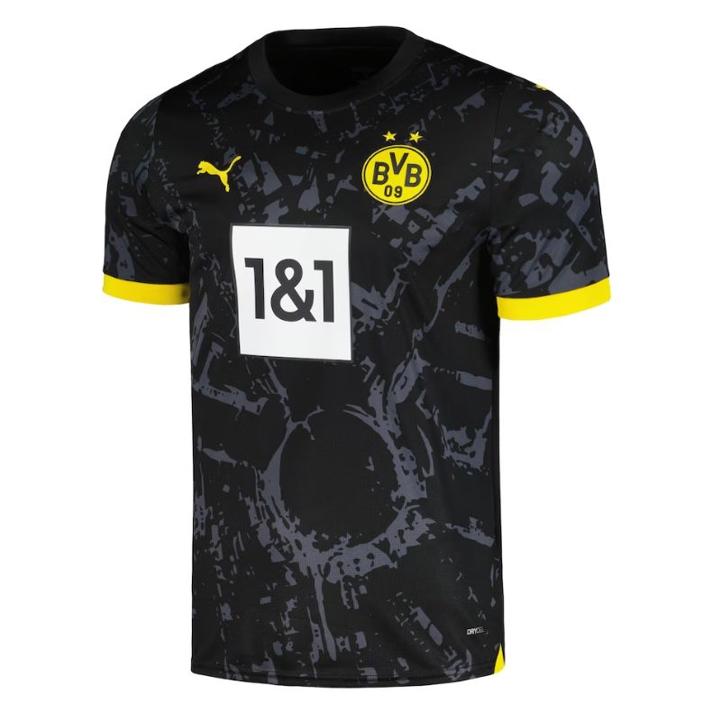 Borussia Dortmund 2023/24 Away Custom Jersey - Black