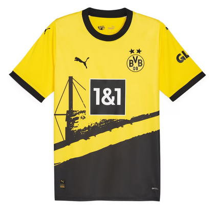 Borussia Dortmund Home Shirt 2023-24 - with Jersey Bellingham 22 printing - Yellow