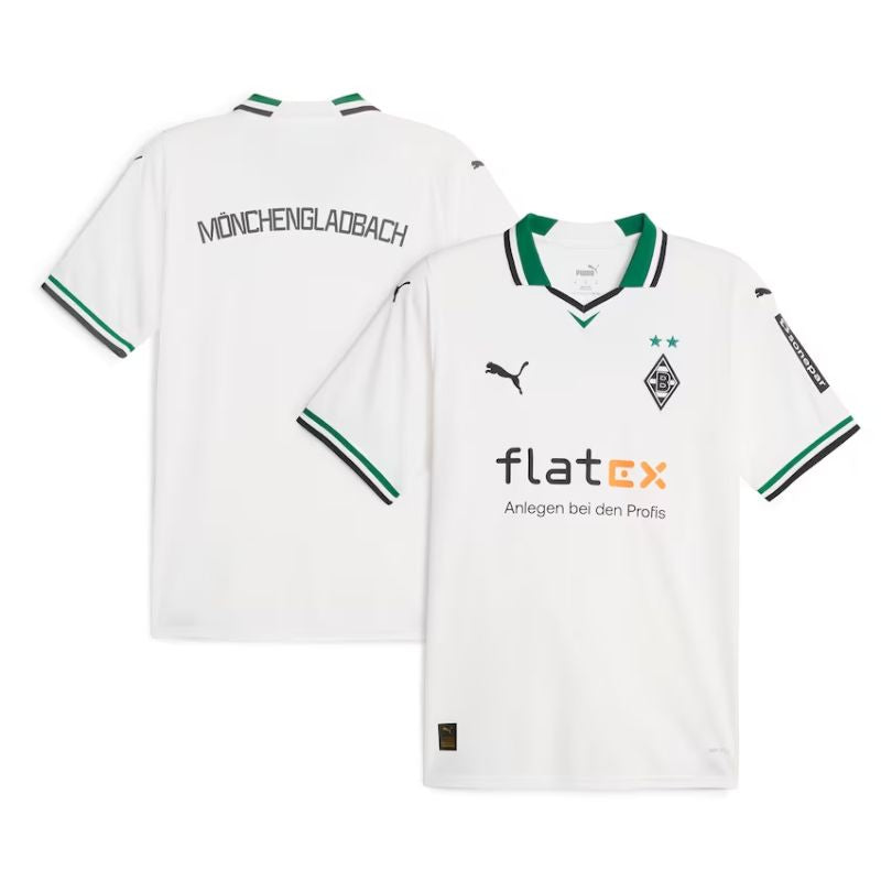 Borussia Monchengladbach 2023/24 Home Custom Jersey - White