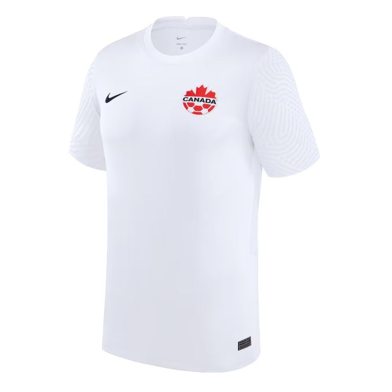 Canada Soccer Shirt Away Custom Jersey - White