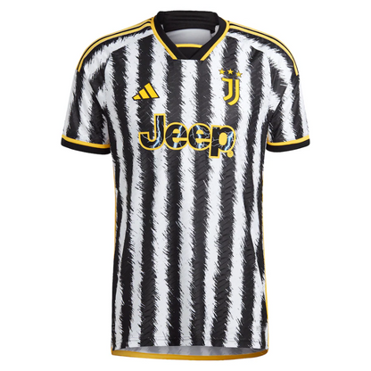 Dušan Vlahović Juventus Shirt 2023/24 Home Player Jersey - Black