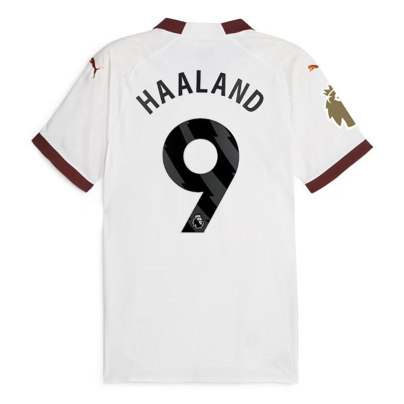 Erling Haaland Manchester City Shirt 2023/24 Away Jersey - White