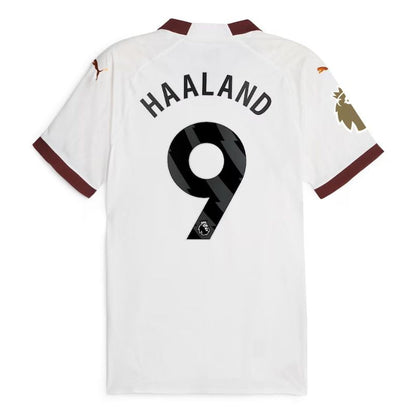 Erling Haaland Manchester City Shirt 2023/24 Away Jersey - White