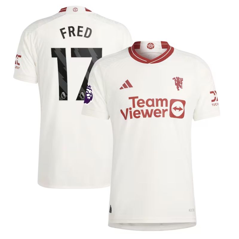 Fred Manchester United 2023/24 Third Player Jersey - White