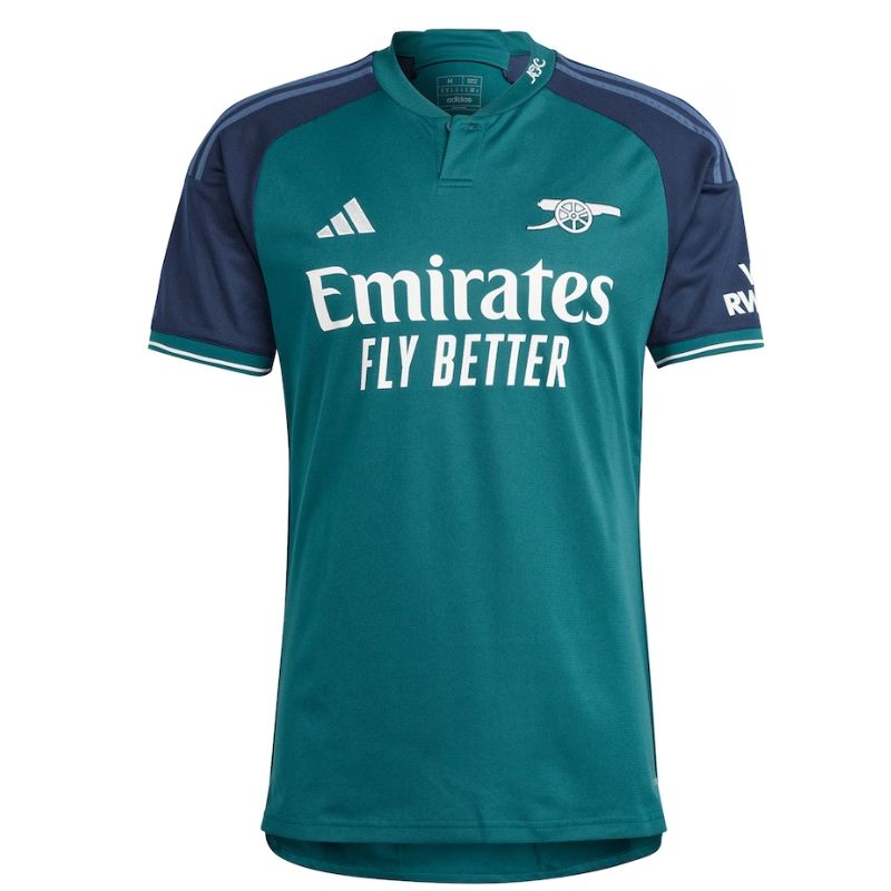 Gabriel Jesus Arsenal 2023/24 Third Player Jersey - Green