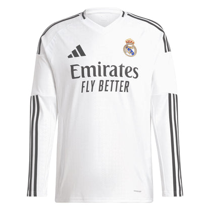 Jude Bellingham Real Madrid Adidas 2024/25 Home Long Sleeve Player Jersey - White