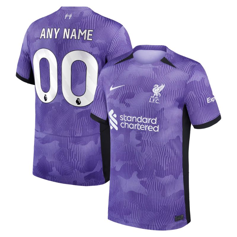 Liverpool Shirt 2023/24 Third Customized Player Jersey - Purple