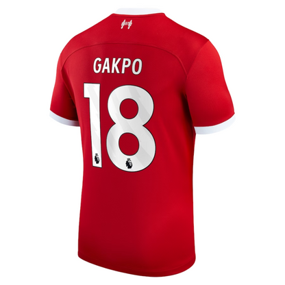 Liverpool Team Shirt - 2023-24 Jersey Gakpo 18 printing - Red