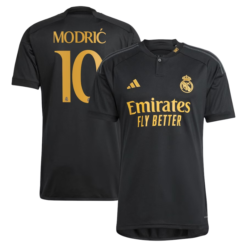 Luka Modric Real Madrid Adidas 2023/24 Third Player Jersey - Black