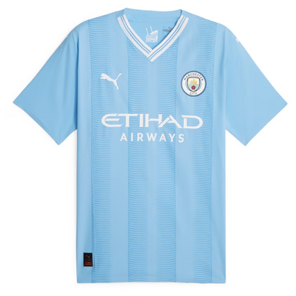 Manchester City Home Shirt 2023-24 - Foden 47 printing Jersey - Blue