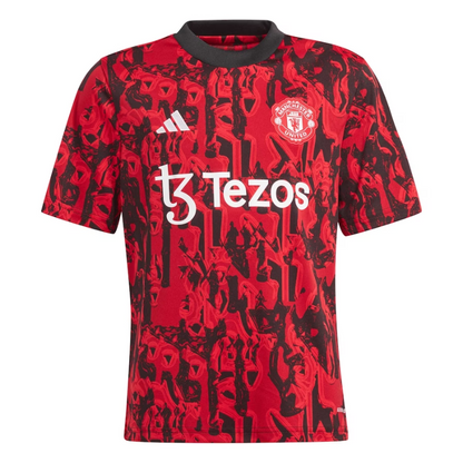 Manchester United Shirt 2023/24 Pre-Match Top - Red