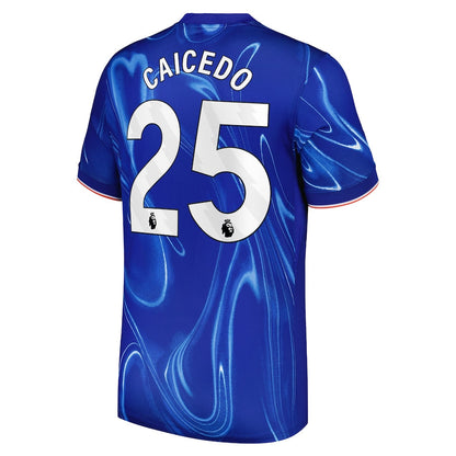 Moisés Caicedo Chelsea Nike 2024/25 Home Player Jersey - Blue